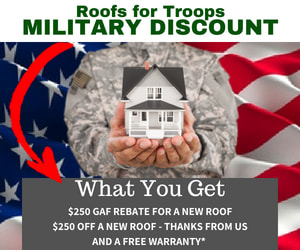 Military roofing discount in vb
